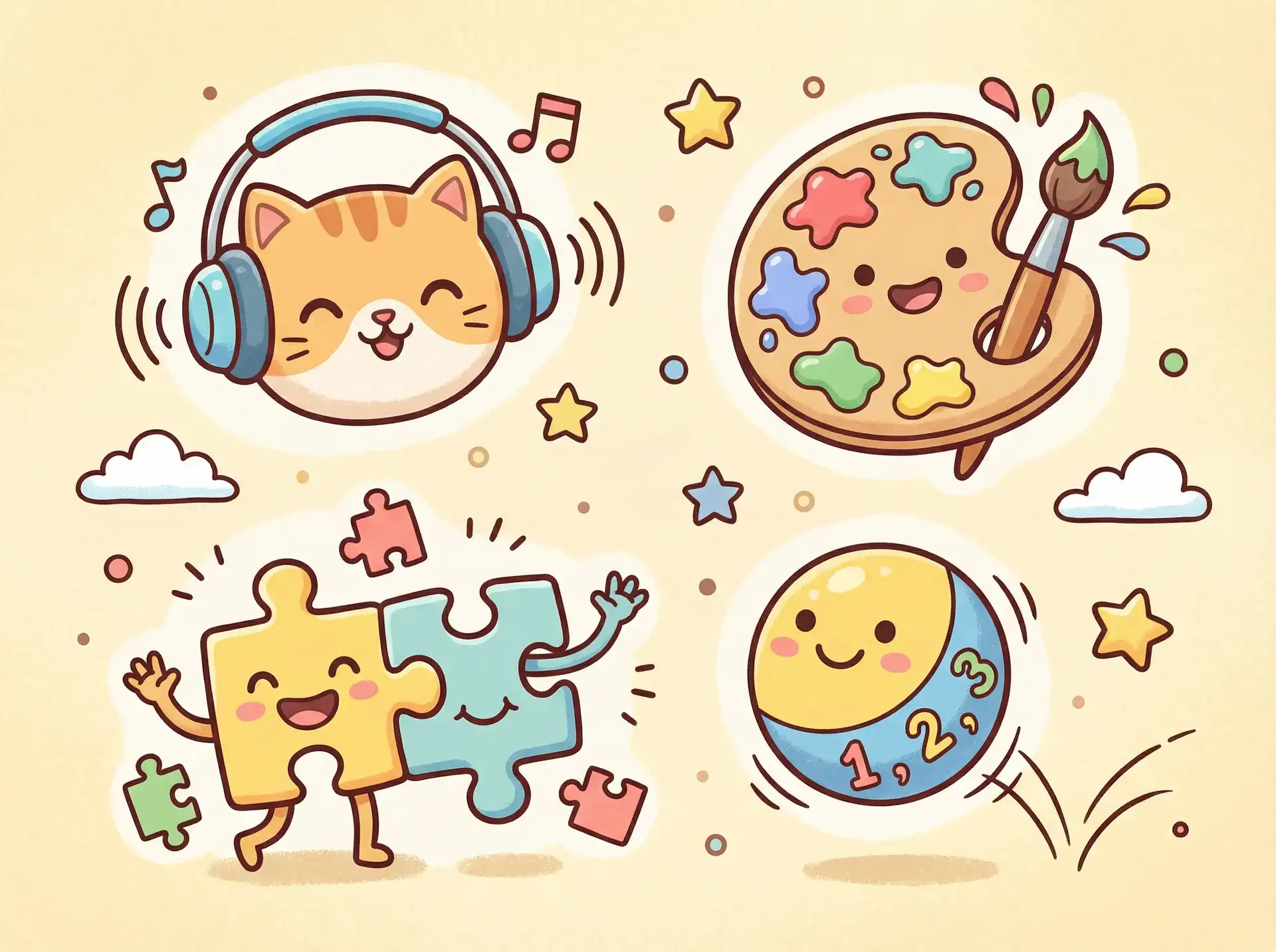 小朋友的手工作品 - 爱妻艺 海角 益智创作